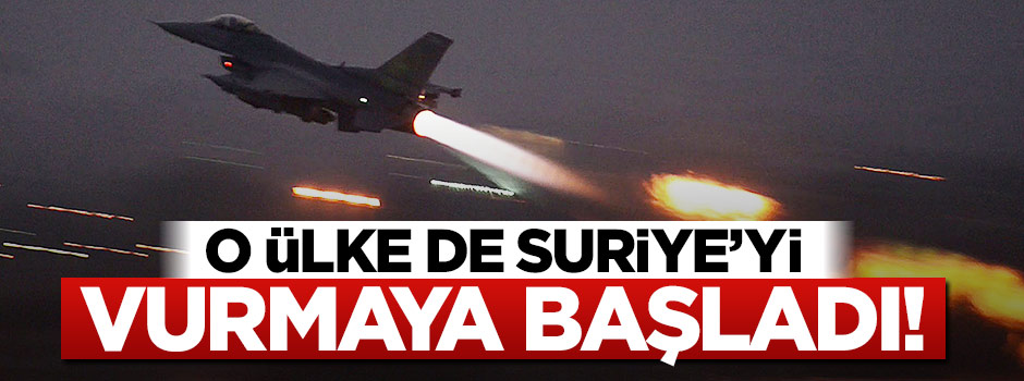 İngiltere de Suriye'yi bombalamaya başladı