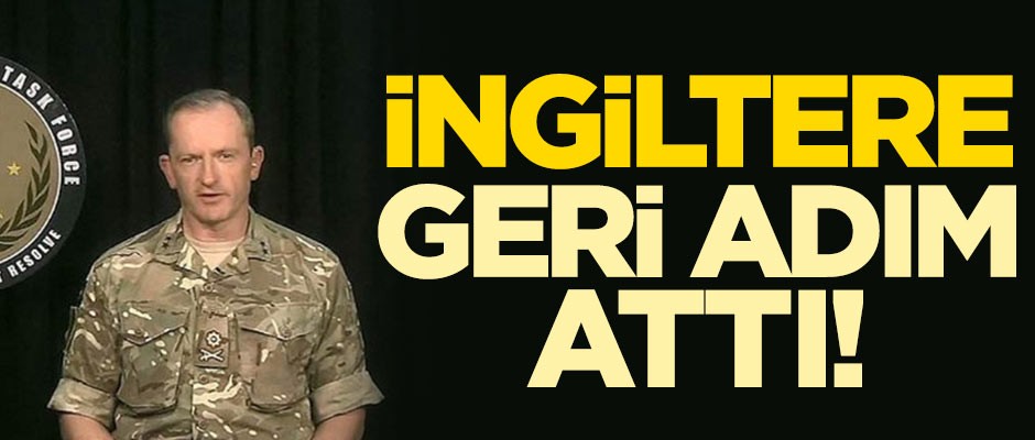 İngiltere geri adım attı