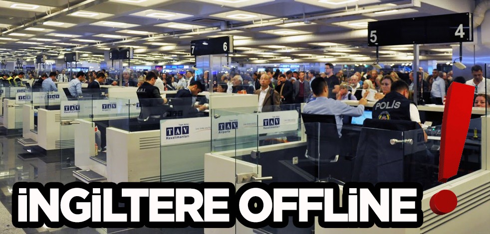 İngiltere’de büyük kaos gündeme bomba gibi düştü! Ülke genelinde havalimanı sistemleri çöktü! Durduruldu