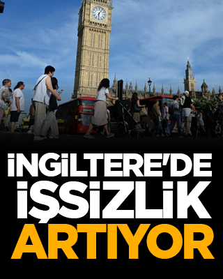 İngiltere'de işsizlik artıyor