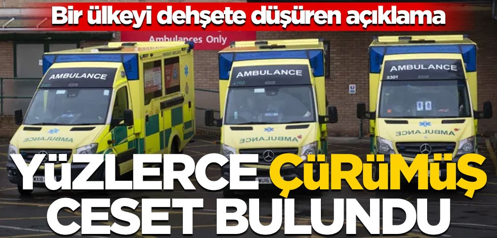 İngiltere'de yüzlerce yaşlı cesedi bulundu