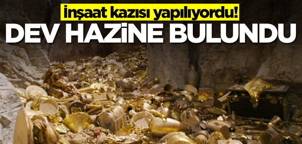 İnşaat sırasında şok eden keşif! Dev hazine bulundu