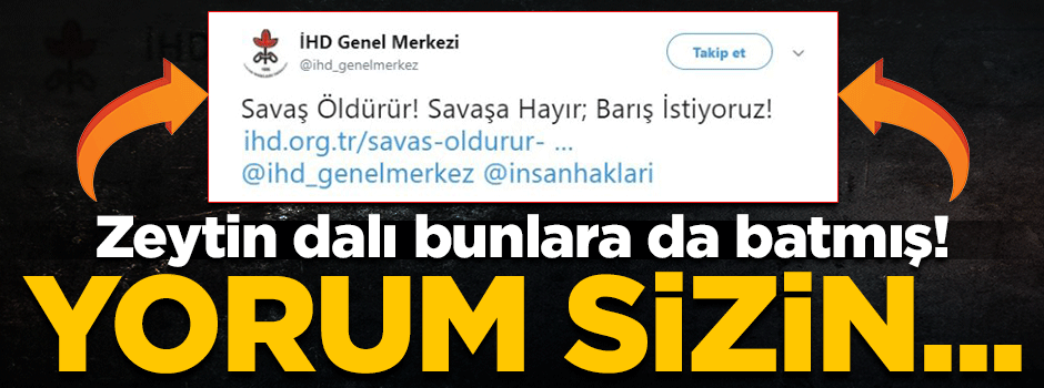 İnsan Hakları Derneği Türkiye düşmanlarına üzülüyor