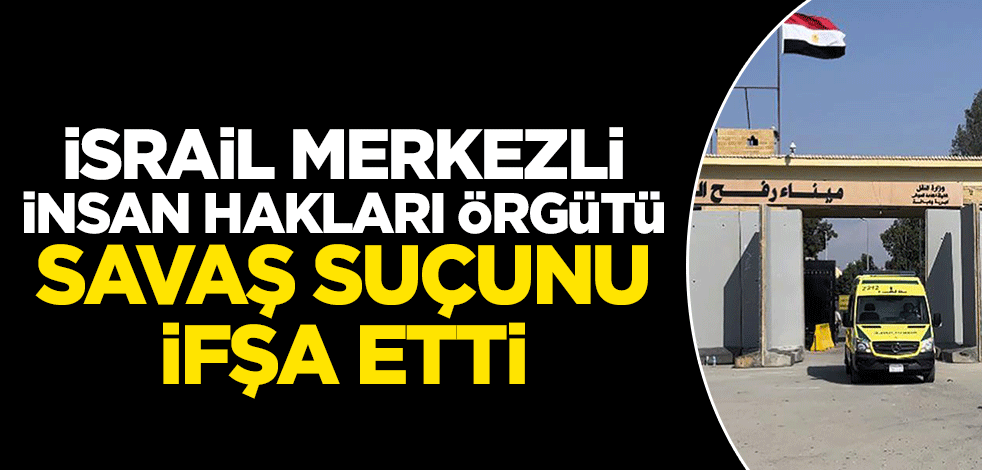 İnsan Hakları Doktorları-İsrail (PHRI) açıkladı! 'Yaralıların sadece yüzde 1'i Mısır'a sevk edildi'
