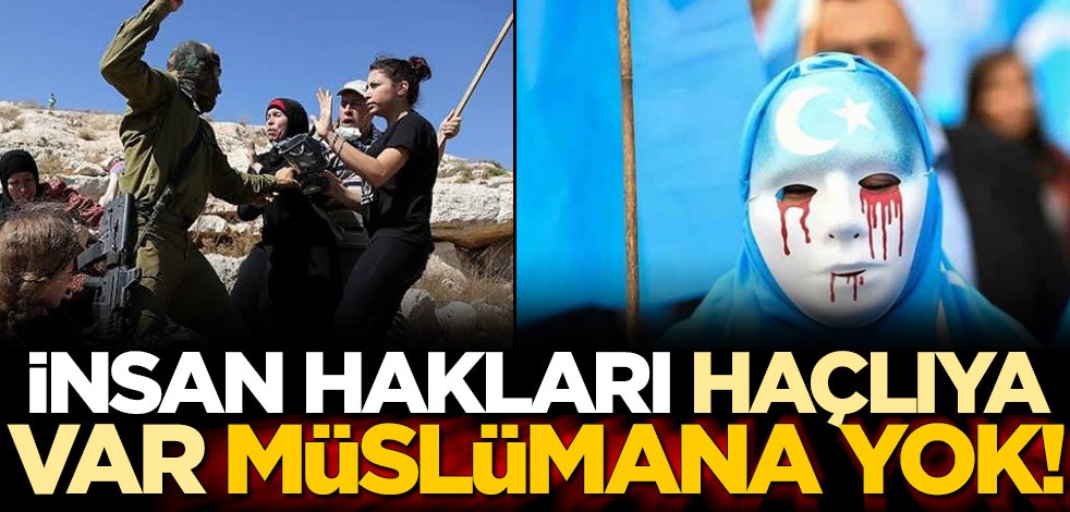 İnsan hakları Haçlıya var Müslümana yok!