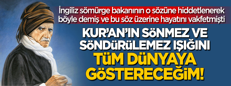 İnsanlığın yoluna ışık: Bediüzzaman Said Nursi