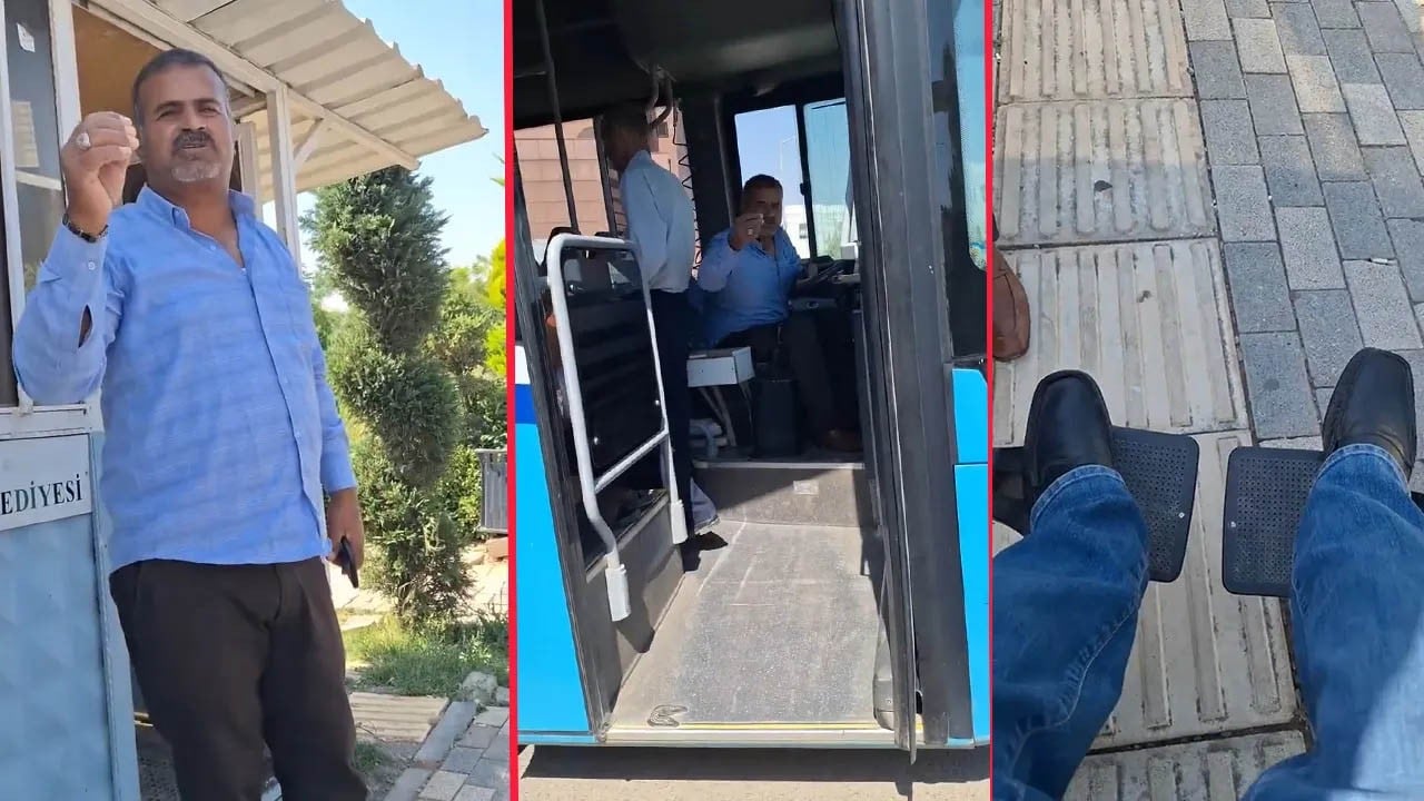 İnsanlık utandı engelli yolcuyu azarlayan şoför utanmadı!