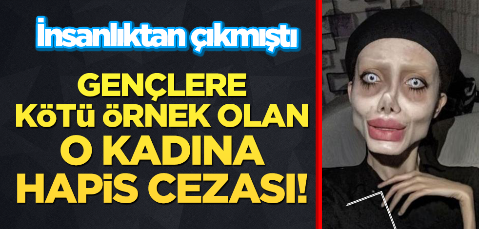 İnsanlıktan çıkmıştı... Gençlere kötü örnek olan o kadına hapis cezası!
