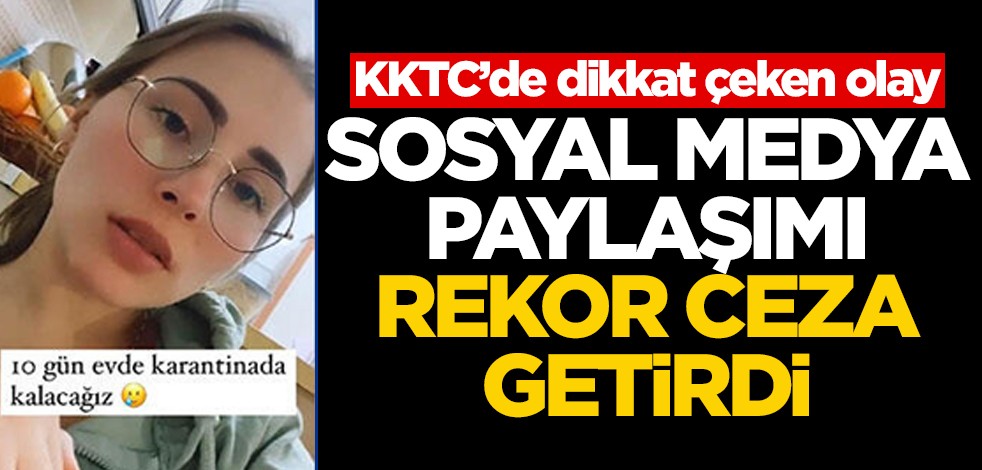 Instagram'da yaptığı paylaşım başını yaktı! Rekor ceza yedi
