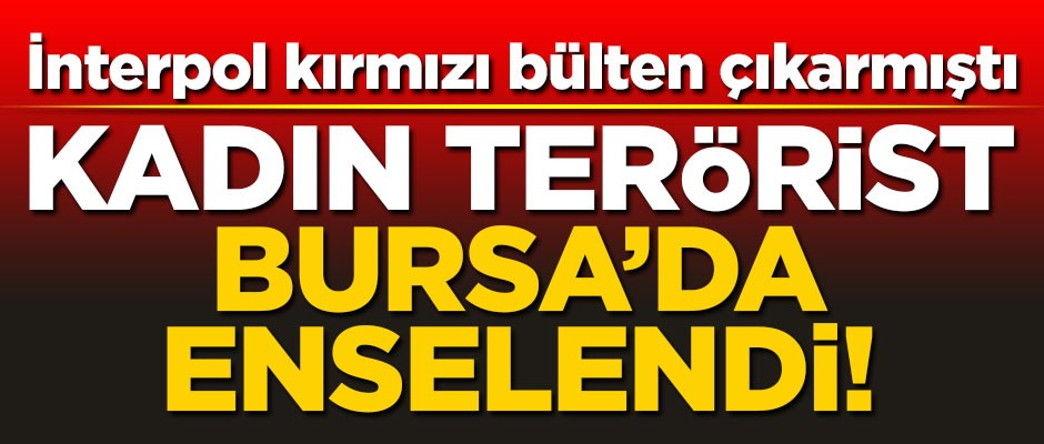 İnterpol'un kırmızı bültenle aradığı DAEŞ'li Bursa'da yakalandı