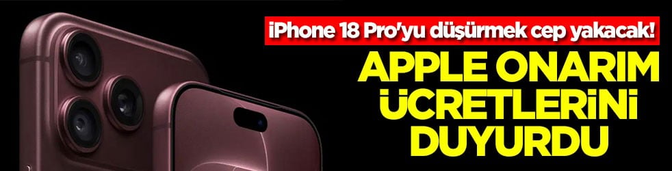 iPhone 18 Pro'yu düşürmek cep yakacak! Apple onarım ücretlerini duyurdu