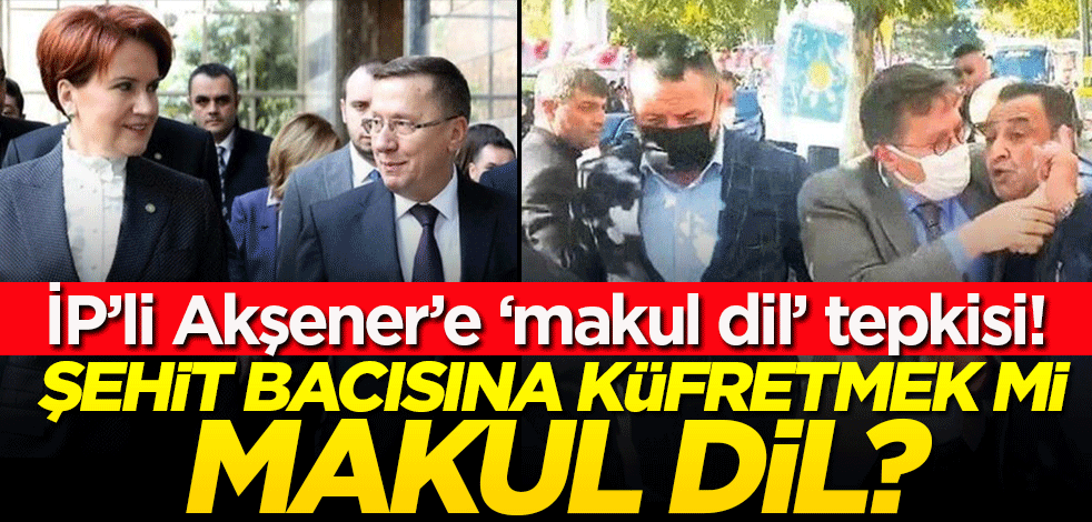 İP'li Akşener'e 'makul dil kullanıyoruz' tepkisi! 'Şehit bacısına küfretmek mi makul?'