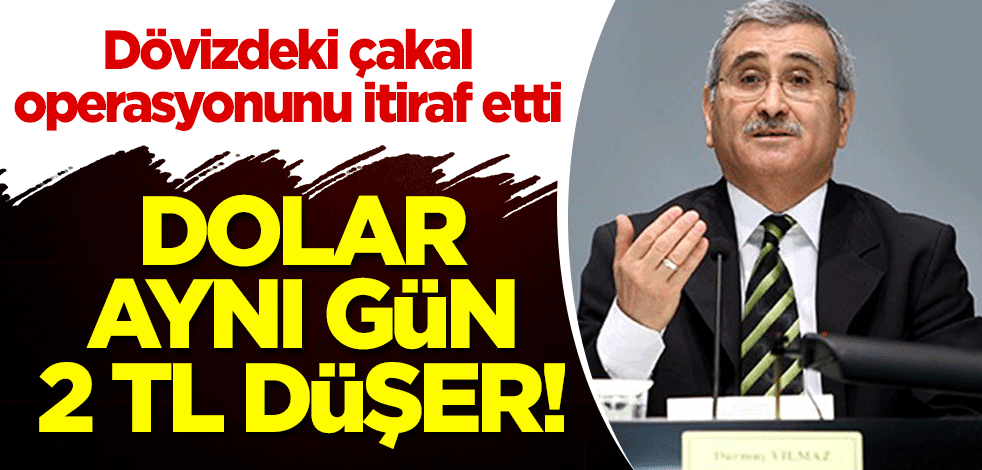 İP'li Durmuş Yılmaz, dövizdeki çakal operasyonunu itiraf etti: Dolar aynı gün 2 TL düşer!