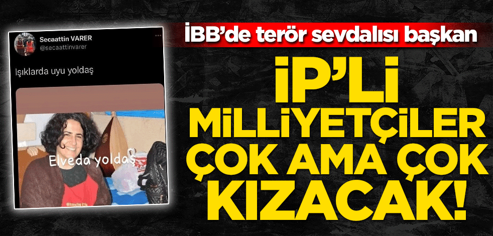 İP'li milliyetçiler çok kızacak! İBB'de terör sevdalısı daire başkanı