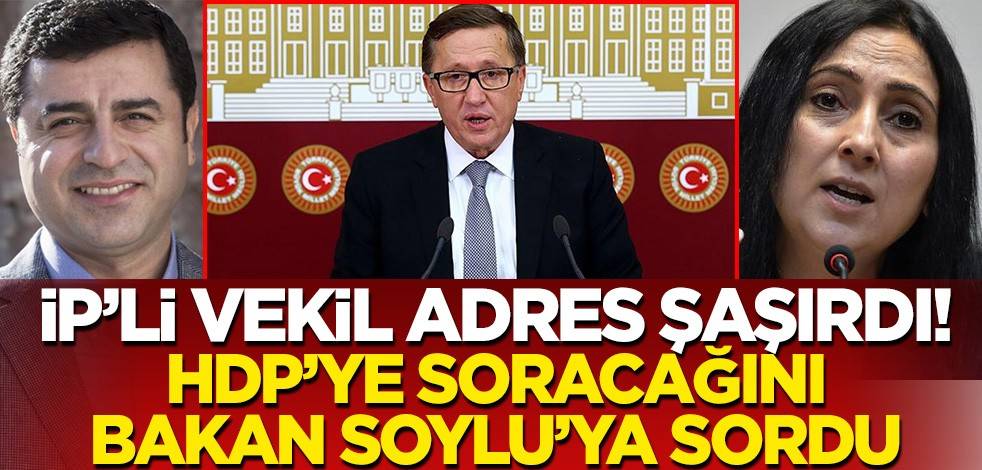 İP'li vekil adresi şaşırdı! Ortağı HDP'ye soracağı soruyu, İçişleri Bakanı'na sordu