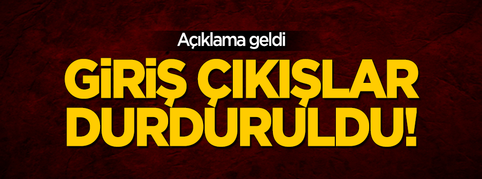 İpsala Sınır Kapısı'nda giriş-çıkışlar geçiçi olarak durduruldu