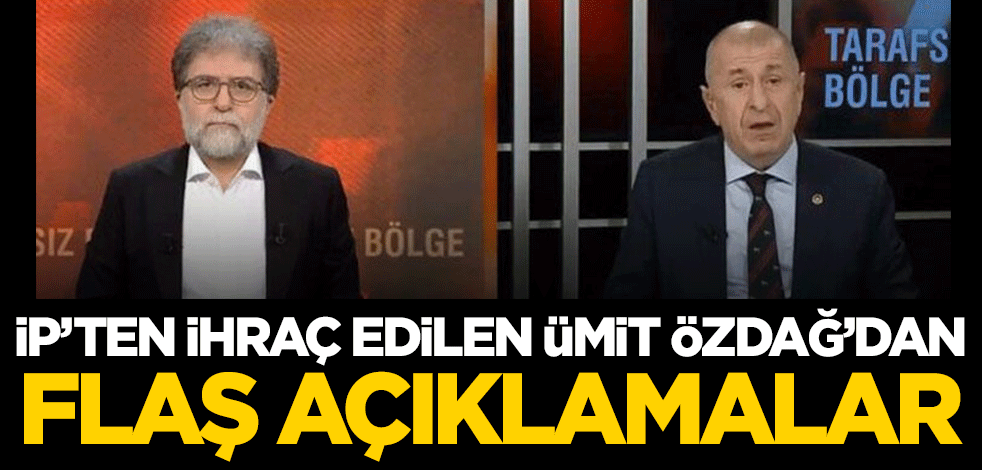 İP'ten ihraç edilen Ümit Özdağ'dan flaş açıklamalar
