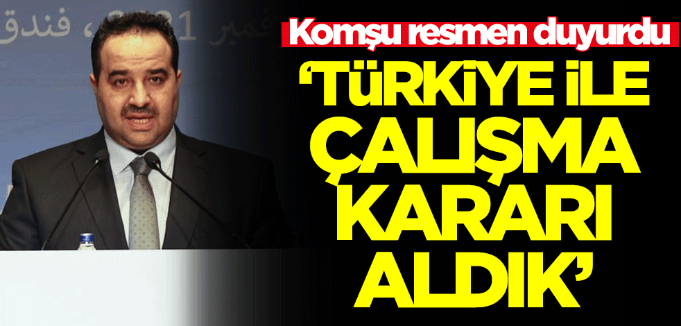 Irak açıkladı: Türkiye ile çalışma kararı aldık