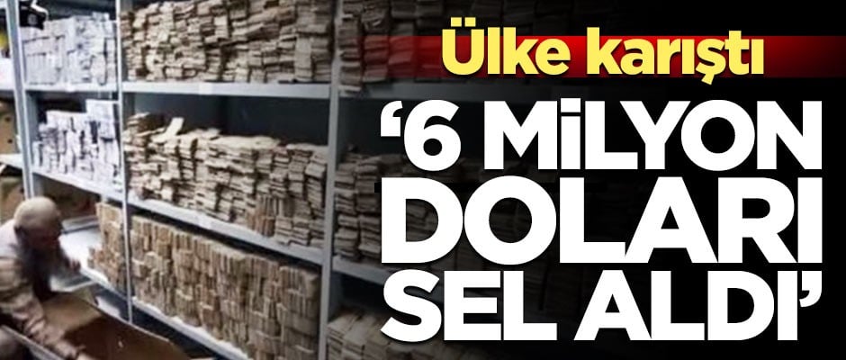 Irak'ı karıştıran açıklama! "6 milyon doları sel aldı"