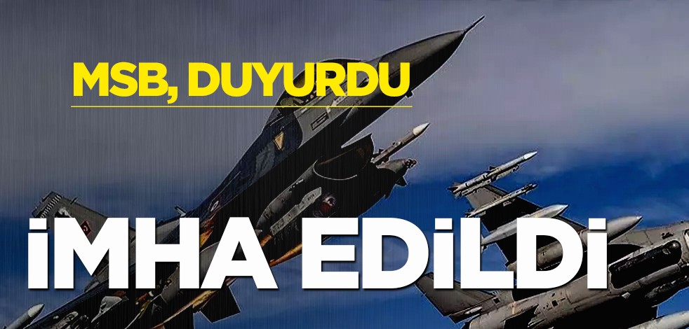 Irak'ın kuzeyine uçaklar havalandı! Hava harekatı: Teröristlere ait tamı tamına 15 hedef imha edildi