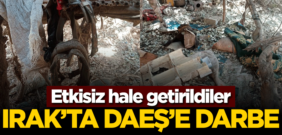Irak'ta DAEŞ'e darbe! Etkisiz hale getirildiler