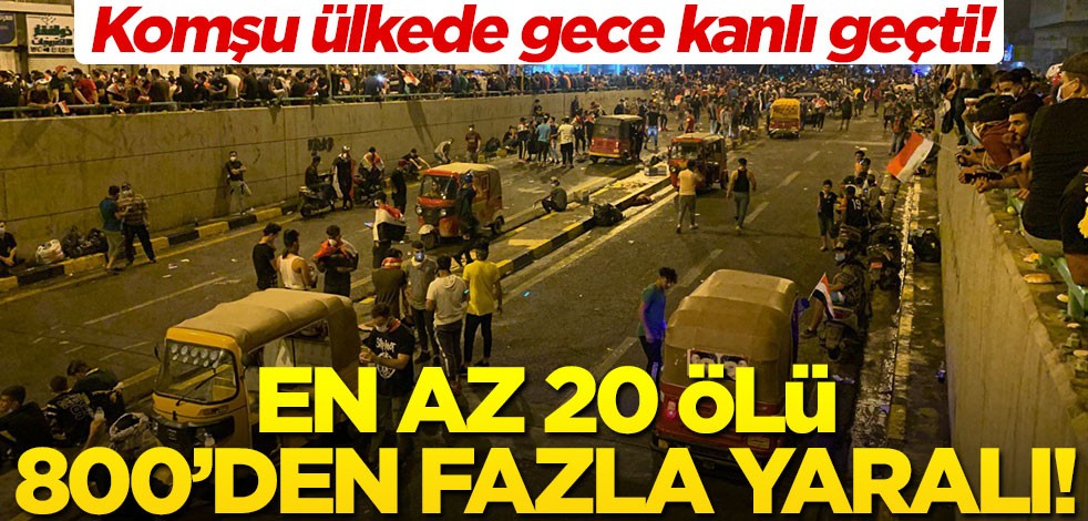 Irak'ta gece kanlı geçti! Çok sayıda ölü ve yaralı var
