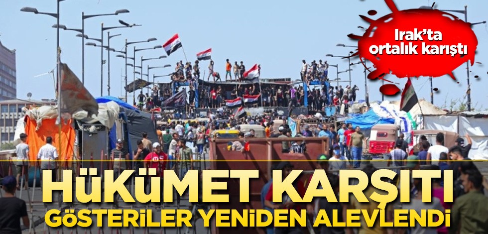 Irak'ta hükümet karşıtı gösteriler yeniden alevlendi