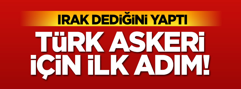 Irak'tan BM'ye Türkiye mektubu!