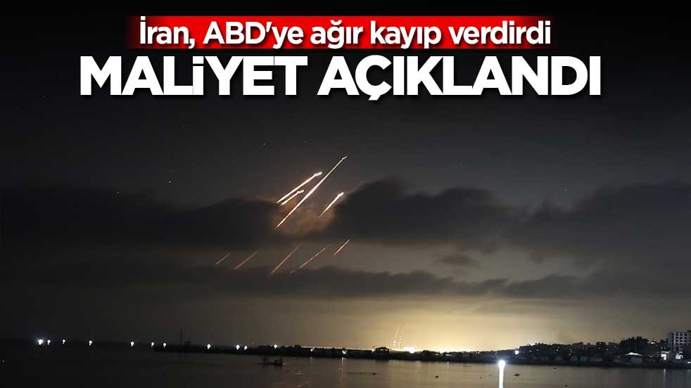 İran, ABD'ye ağır yara aldırdı! Maliyeti açıklandı