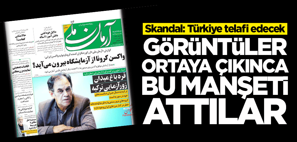 İran basınından skandal Türkiye manşeti