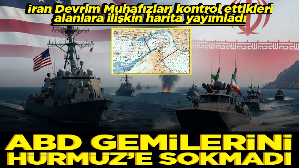 İran Devrim Muhafızları, kontrol ettikleri alanlara ilişkin harita yayımladı