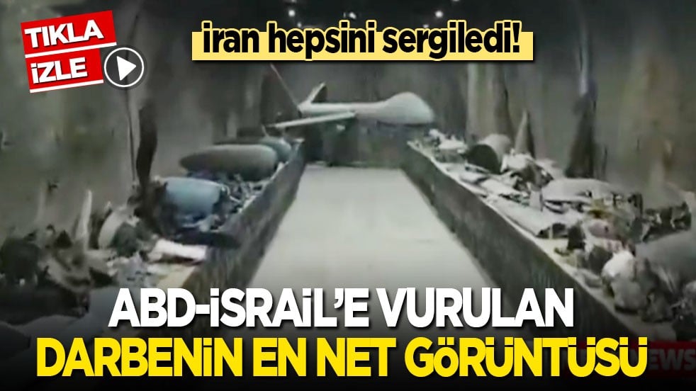 İran hepsini sergiledi! ABD-İsrail’e vurulan darbenin en net görüntüsü