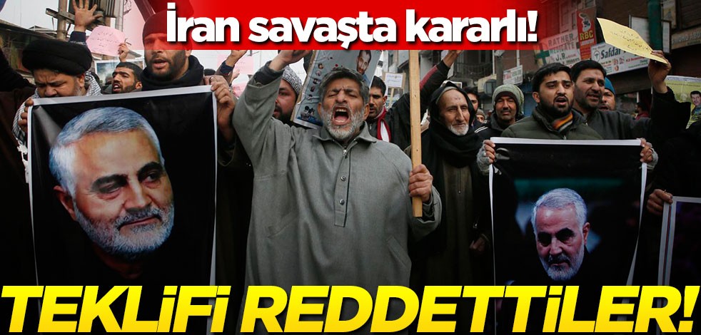 İran intikamda kararlı! Arabuluculuk teklifini reddettiler!
