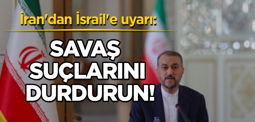 İran, İsrail'e sert çıktı! Büyük gözdağı: Bu savaş suçlarını durdurun diyerek açıklama geldi! O uyarı açıklaması