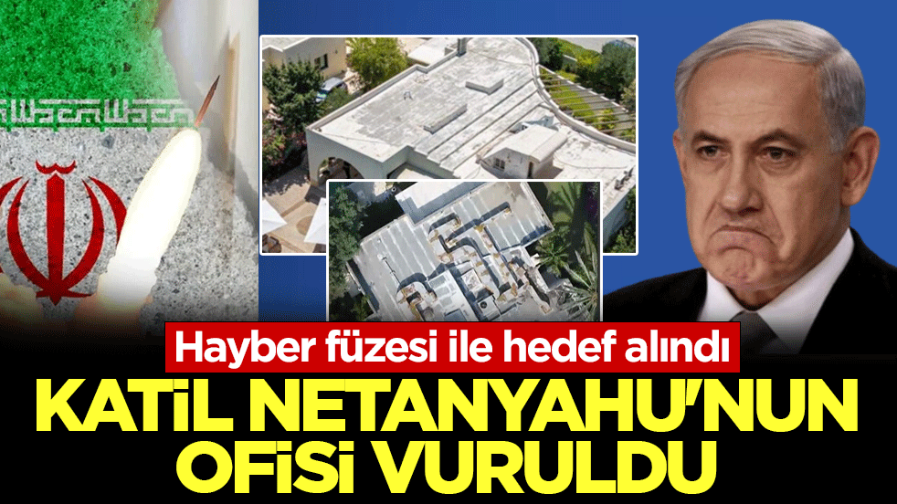 İran, katil Netanyahu'nun ofisini vurdu