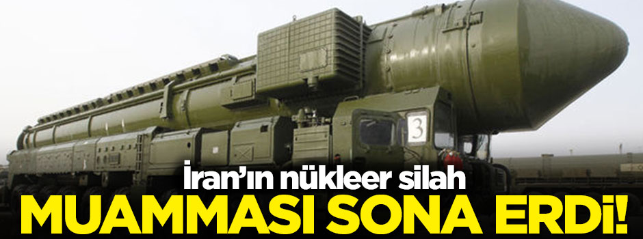 İran nükleer silah üretmiyor