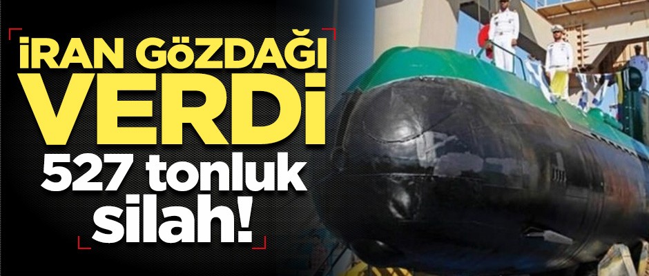 İran resmen dünyaya gözdağı verdi... 527 tonluk silah!