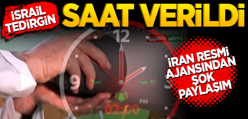 İran resmi ajansı paylaştı! Saat verildi