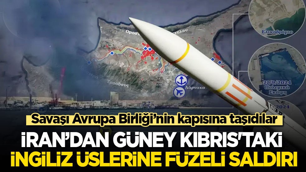 İran savaşı AB’ye taşıdı: Güney Kıbrıs'taki İngiliz üslerine füzeli saldırı