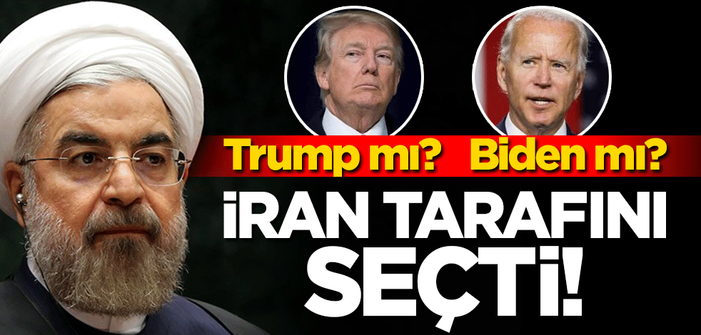 İran tarafını seçti! Trump mı? Biden mı?
