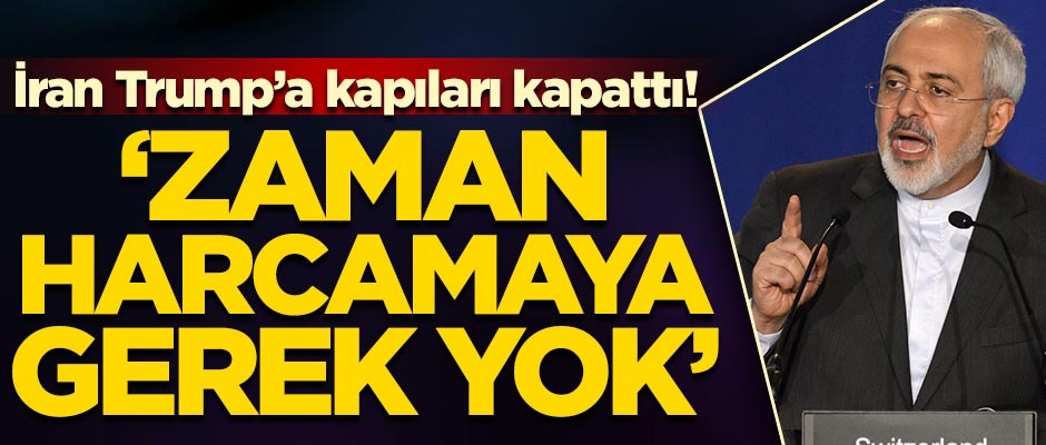 İran Trump'a kapıları kapattı! 'Zaman harcamaya gerek yok'