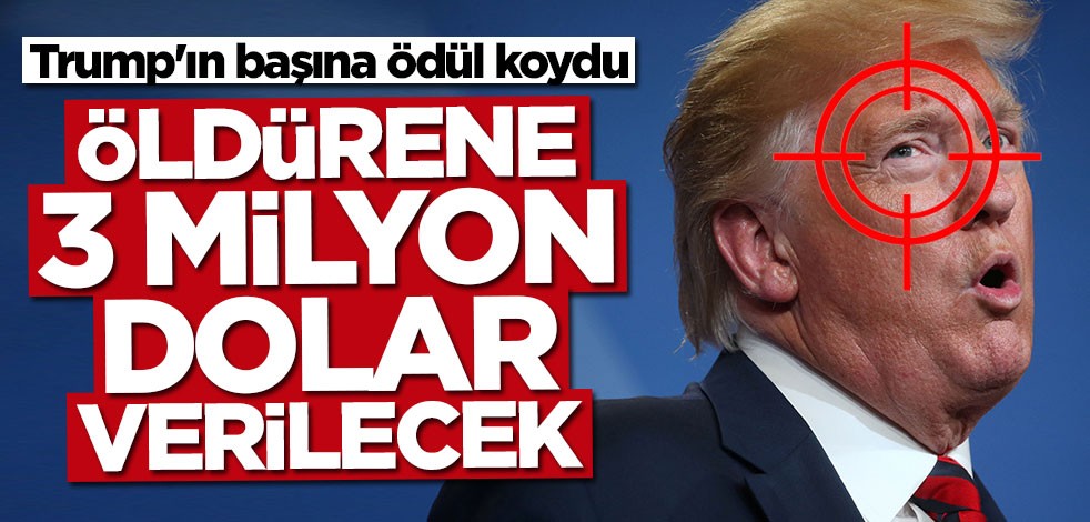 İran Trump'ın başına ödül koydu: Öldürene 3 milyon dolar verilecek