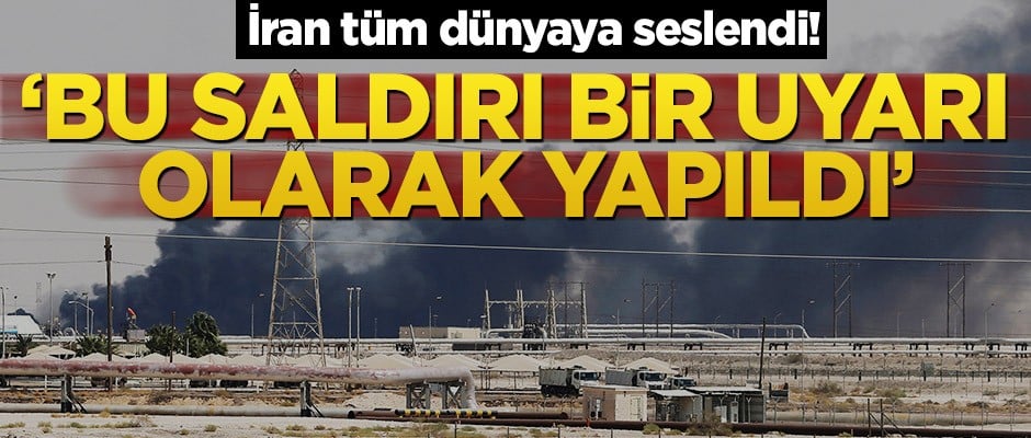 İran tüm dünyaya seslendi! ‘Bu saldırı bir uyarı olarak yapıldı’