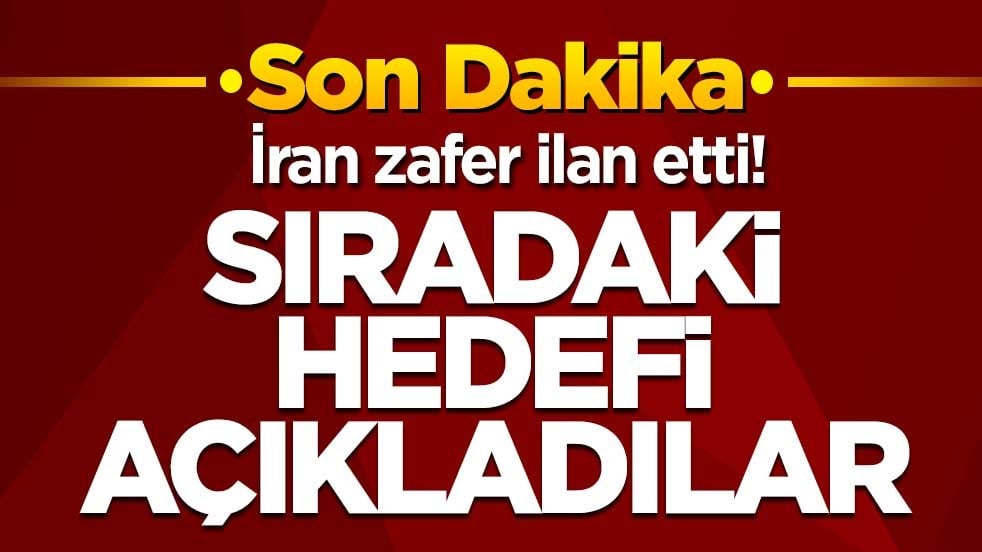 İran zafer ilan etti! Sahadaki kazanımı tescillemek istiyorlar