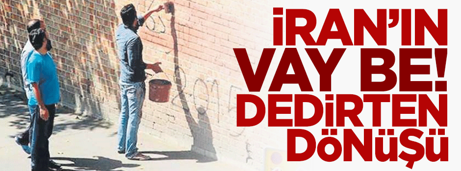 İran'da "ABD'ye ölüm" sloganları siliniyor