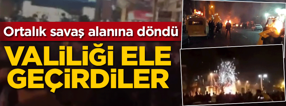İran'da büyük kriz! Göstericiler valiliği ele geçirdi