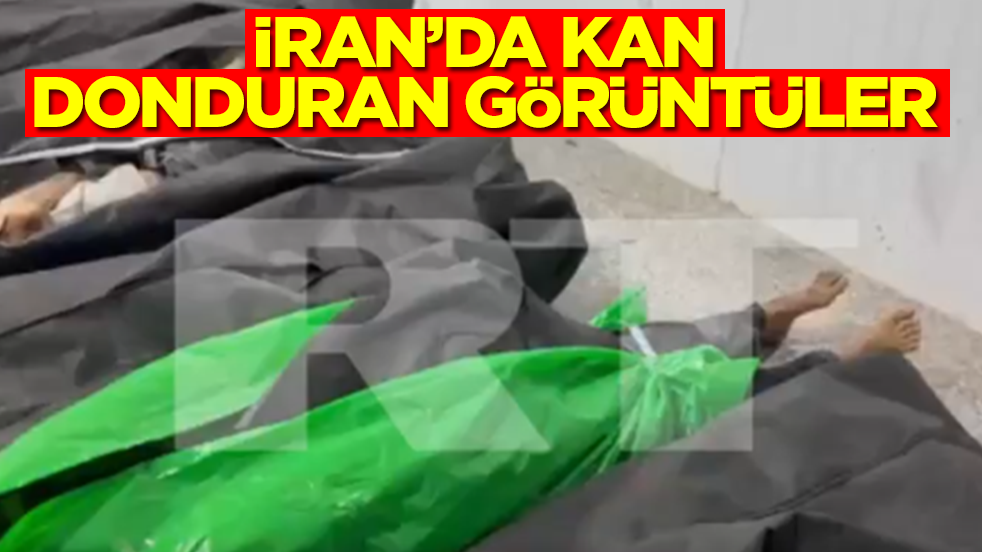 İran'da dehşete düşüren görüntüler