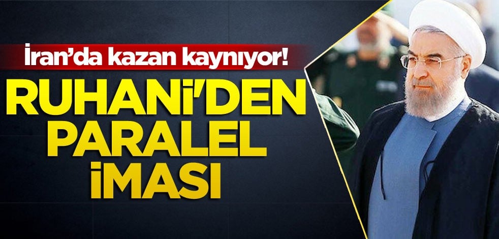 İran’da kazan kaynıyor! Ruhani'den paralel iması