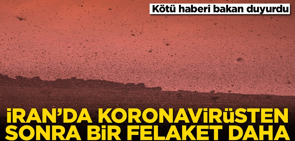 İran'da koronavirüsten sonra bir felaket daha! Bakan kötü haberi duyurdu