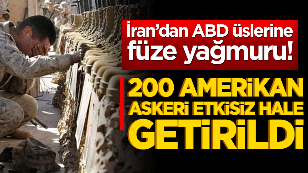 İran’dan ABD üslerine füze yağmuru! 200 Amerikan askeri etkisiz hale getirildi